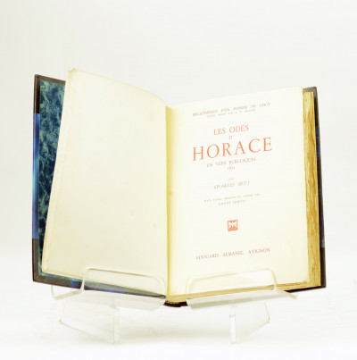 Les odes d'Horace en vers burlesques. 1652. texte établi, présenté et annoté par André Leblois. 