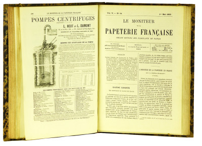 Le Moniteur de la Papeterie française. Organe officiel des fabricants de papier. 