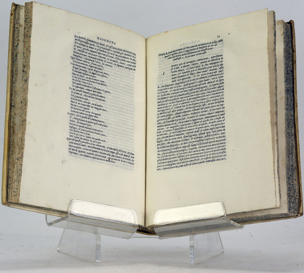 Il Decamerone di M. Giovanni Boccaccio nuovamente corretto et con diligentia stampato. 