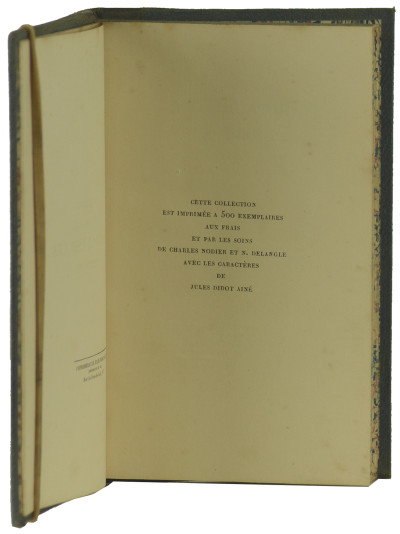 Collection de petits classiques françois, publiés par Charles Nodier et N. Delangle. 