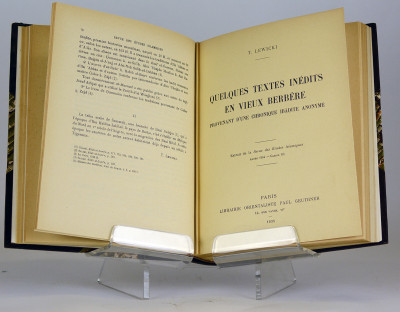 Réunion de 13 publications extraites de la Revue des Études islamiques, publiées entre 1929 et 1969. 