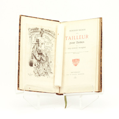 Mémoires secrets d'un tailleur pour dames par une femme masquée. Édition illustrée d'un frontispice à l'eau-forte et de vingt-sept figures à mi-pages. 