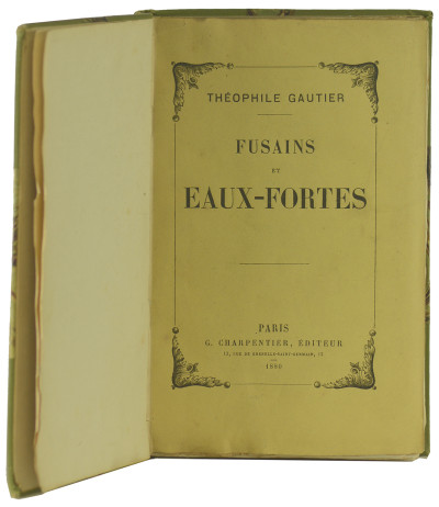 Fusains et eaux-fortes. 