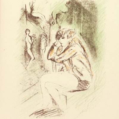 La vagabonde. Lithographies en couleurs de Marcel Vertès. 