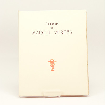 Éloge de Marcel Vertès. Orné de gravures originales. 