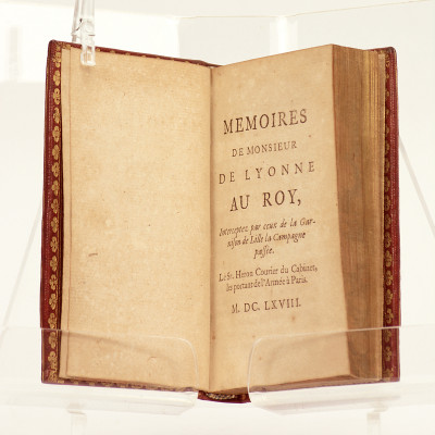 Mémoires de M. de Lyonne au roy interceptez par ceux de la garnison de Lille, la campagne passée. 