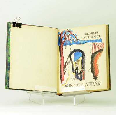 Le Prince Jaffar. Décoré de bois gravés en couleurs et illustrés de croquis tunisiens par Picart le Doux. 