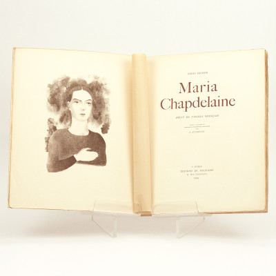 Maria Chapdelaine. Récit du Canada français. Édition illustrée de vingt-cinq lithographies originales par A. Alexeieff. 