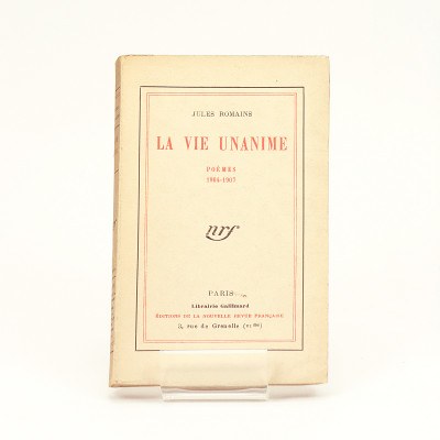 La vie unanime. Poèmes 1904 - 1907. 