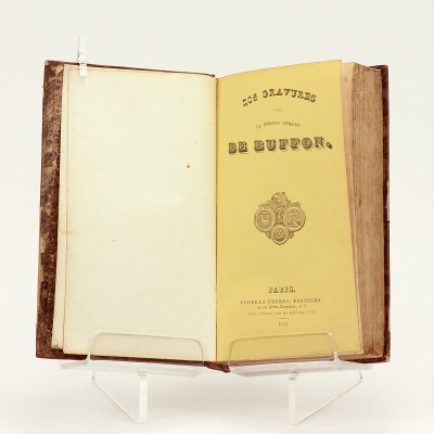 Œuvres complètes de Buffon mises en ordre et précédées d'une notice historique par M. A. Richard. 