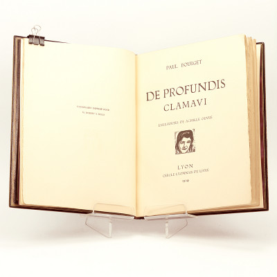 De Profundis Clamavi. Eaux-fortes de Achille Ouvré. 