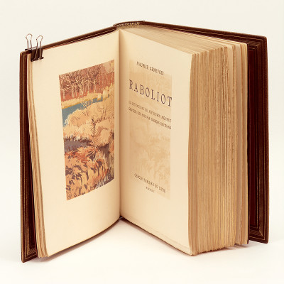 Raboliot. Illustrations de Mathurin Méheut gravées sur bois par Georges Beltrand. 
