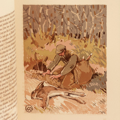 Raboliot. Illustrations de Mathurin Méheut gravées sur bois par Georges Beltrand. 
