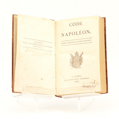 Code Napoléon. Édition originale et seule officielle. 