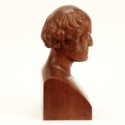 Portrait en buste de Charles Fourier. 