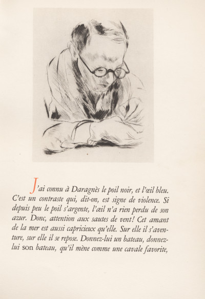 Rencontres. Avant-propos de Colette. Portraits par Dunoyer de Segonzac. Bois en couleurs de Jean-Gabriel Daragnès. 