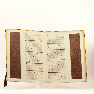 Dernière lettre Persane, mise en français par M. Zamacoïs et accompagnée de douze dessins exécutés dans le goût persan par Benito. Imprimée par Draeger Frères. 