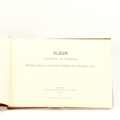 Album von Ottrot und Umgebung. Bleistiftskizzen von Laurent Atthalin aus dem Jahre 1836. Herausgeben vom Kaiserlichen Denkmal-Archiv zu Strassburg. 