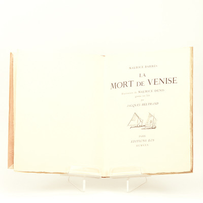 La Mort de Venise. Illustrations de Maurice Denis gravées sur bois par Jacques Beltrand. 