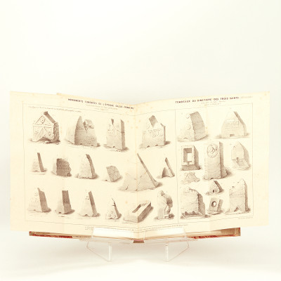 Bulletin de la Société pour la Conservation des Monuments Historiques d'Alsace. IIe série, premier volume (1862-1863). IIe série, deuxième volume (1863-1864). Avec gravures et planches. 