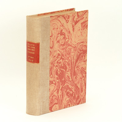 Bulletin de la Société pour la Conservation des Monuments Historiques d'Alsace. IIe série, premier volume (1862-1863). IIe série, deuxième volume (1863-1864). Avec gravures et planches. 