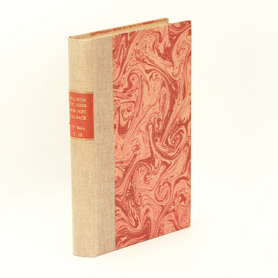 Bulletin de la Société pour la Conservation des Monuments Historiques d'Alsace. IIe série, dix-septième volume. Avec 35 planches. 