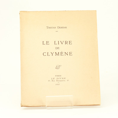 Le livre de Clymène. Élégies. Préface de M. Théodore Decalandre. 