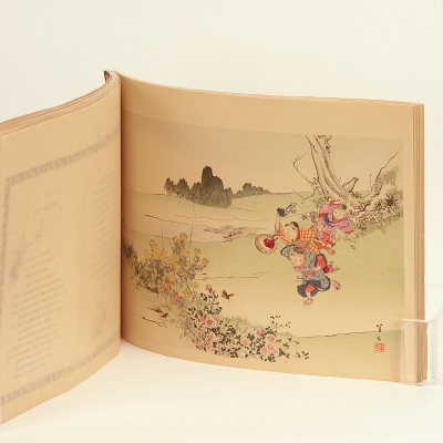Fables choisies de J.-P. Claris de Florian illustrées par des artistes japonais, sous la direction de P. Barbouteau. Première et deuxième série. 