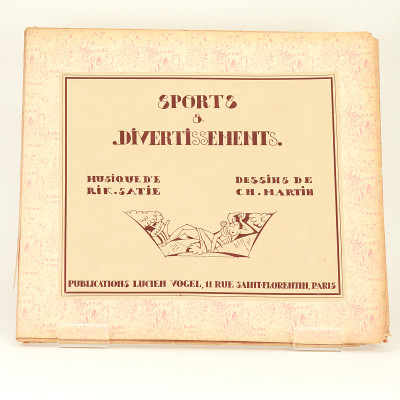 Sports & divertissements. Musique d'Erik Satie. Dessins de Charles Martin. 