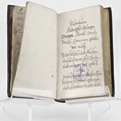 Manuscrit de piété. 