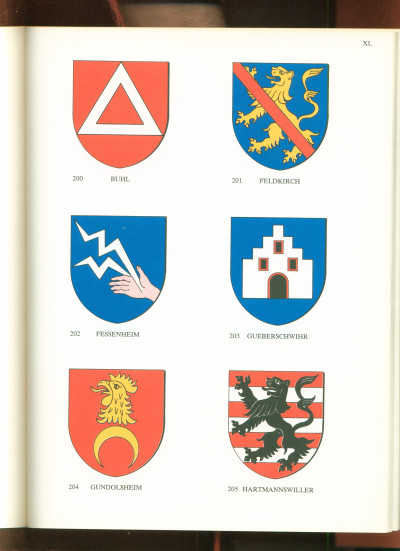 Armorial des communes du Haut-Rhin. Série complète. 