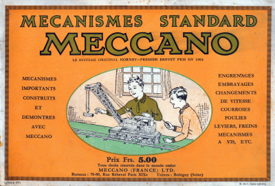 Mécanismes standard Meccano. Le système original hornby. 