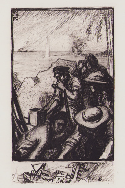 Combats et batailles sur mer (septembre 1914 - décembre 1914). Orné d'eaux-fortes de Ch. Fouqueray. 
