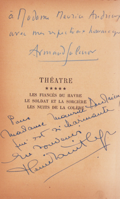 Théâtre *****. Les fiancés du Havre. Les soldats et la sorcière. Les nuits de la colère. 