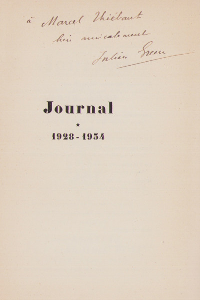 Journal *. 1928 - 1934. 