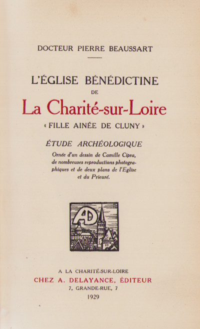 L'Église bénédictine de La Charité-sur-Loire, "Fille aînée de Cluny". Étude archéologique. 