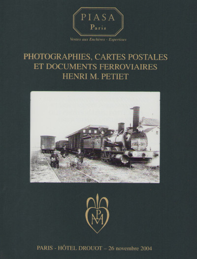Modèles réduits de chemins de fer. Collection Henri M. Petiet et sa famille. On joint : Photographies, cartes postales et documents ferroviaires Henri M. Petiet. 