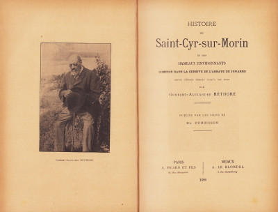 Histoire de Saint-Cyr-sur-Morin et des hameaux environnants compris dans la censive de l'abbaye de Jouarre, depuis l'époque féodale jusqu'à nos jours. 