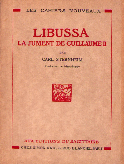 Libussa. La jument de Guillaume II. Traduction de Marc-Henrya. 