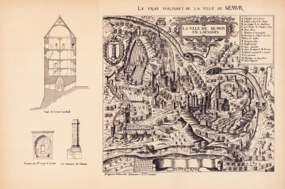 Histoire générale de Semur-en-Aussois. Lettre-préface de M. E. Levasseur. 