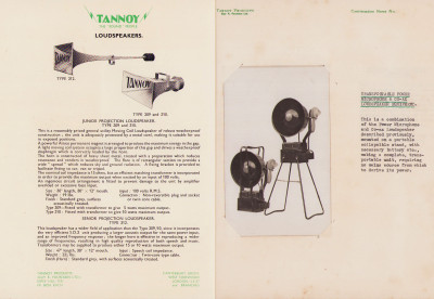 Radio and acoustic engineers. Tannoy products. The "sound" people. 