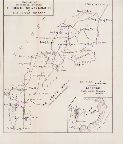 Le far-west chinois. Kientchang et Lolotie. Chinois-Lolos-Sifans. Impressions de voyages, étude géographique, sociale et économique. Ouvrage accompagné d'une carte et de gravures. 