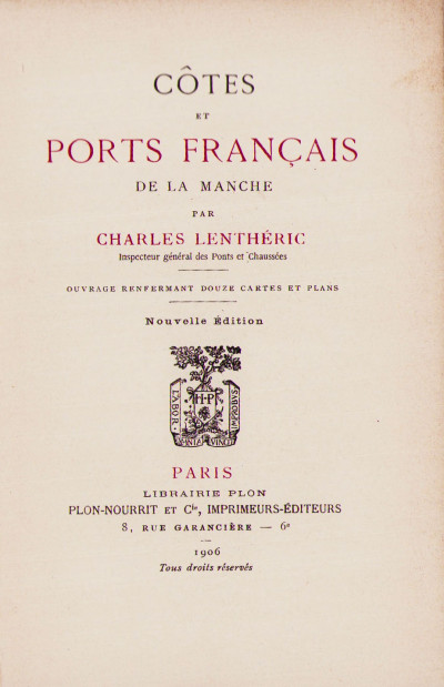 Côtes et ports français de la Manche. 