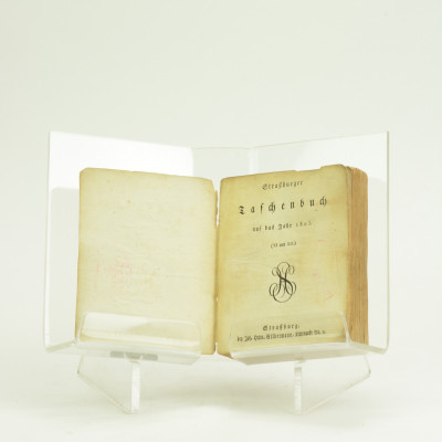 Strassburger Taschenbuch auf das Jahr 1803 (XI und XII). 