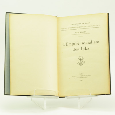 L'Empire socialiste des Inka. 