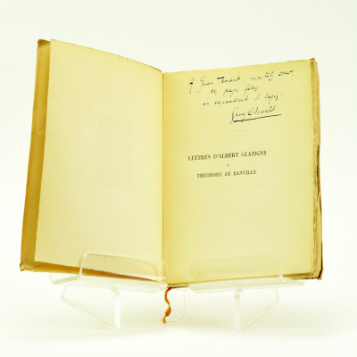 Lettres d'Albert de Glatigny à Théodore de Banville. Publiés avec une préface par Guy Chastel. 