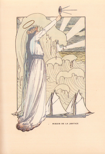 Les Litanies de la Mer. Aquarelles originales d'après Henri Caruchet. 