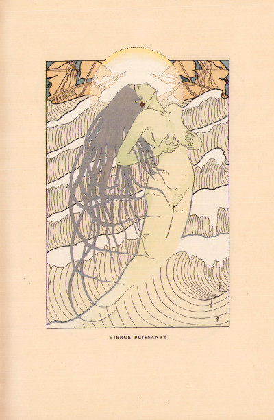 Les Litanies de la Mer. Aquarelles originales d'après Henri Caruchet. 