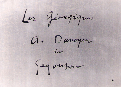 Les Géorgiques. Traduites par Michel de Marolles. Illustrées d'eaux-fortes par Dunoyer de Segonzac. 