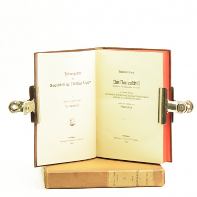 Das Narrenschiff. Faksimile der Erstausgabe von 1494, mit einem Anhang, enthaldent die Holzschnitte der folgenden Originalausgaben und solche der Lochersen Übersetzung und einem Nachwort von Franz Schultz. 